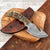 Handmade Damascus Gut Hook Skinning Knife