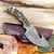 Handmade Damascus Gut Hook Skinning Knife