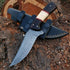 Custom Handmade Damascus Steel Skinning Knife