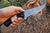 Custom Handmade Damascus Steel Skinning Knife