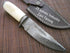 Custom Damascus Hunting Knife