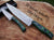 Custom Damascus Chef Knife with Skinning Knife