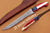 US Flag Handle Damascus Fillet Knife