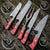 Custom Forge Damascus 5 Pieces Kitchen Chef Knives Set