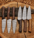 Handmade Damascus Steel Steak knives Set