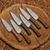 Handmade Damascus Steel Steak knives Set