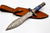 Beautiful Custom Handmade Damascus Hunting Dagger Knife