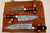 3 Pieces Handmade Damascus Steel Chef Knives Set