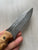 CUSTOM DAMASCUS Hunting Knife Chestnut Handle - Camping Knife - Damascus Steel Knife - Survival Knife