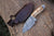 Combo J2 Steel & Damascus Steel Pair of Skinning EDC Knife