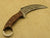 Combo Of 4: Handmade Single Edge Damascus Steel Karambit