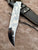 Custom made D2 Tool Steel High Polish Crocodile Dundee Bowie Rambo knife