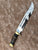 Custom made D2 Tool Steel High Polish Crocodile Dundee Bowie Rambo knife