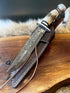 Handmade Damascus Steel Bowie