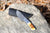 Skinner Knife Handmade Damascus Steel