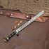 Custom Handmade Damascus Sword, Tanto Sword, Sword, Witcher sword, hand forged sword, longsword 27”,viking sword