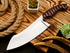 Meat Cleaver Knife - Stainless Steel Professional Butcher Chopper - G10 Red Micarta Handle