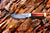 Damascus Steel Gut Hook Skinning Knife