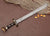 Custom Handmade Damascus Sword, Tanto Sword, Sword, Witcher sword, hand forged sword, longsword 27”,viking sword