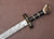 Custom Handmade Damascus Sword, Tanto Sword, Sword, Witcher sword, hand forged sword, longsword 27”,viking sword
