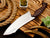 Meat Cleaver Knife - Stainless Steel Professional Butcher Chopper - G10 Red Micarta Handle