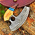 Custom Handmade Damascus Ulu Knife Vintage Alaskan Kitchen Knife