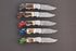 Set of 5 Damascus Steel Pocket Knife