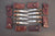 Set of 8 Damascus Steel Pocket Knife