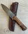 REAL DAMASCUS Bushcraft Knife Chestnut Handle-150 Layers-Blacksmith Made- Camping Knife - Damascus Steel Knife