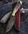 Custom Handmade Damascus Steel Skinning Knife